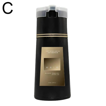 200ML Nova Hair Instant Dye Shampoo Hair Dye Coloring Shampoo for Gray Hair Long Lasting Nourish for Men Women