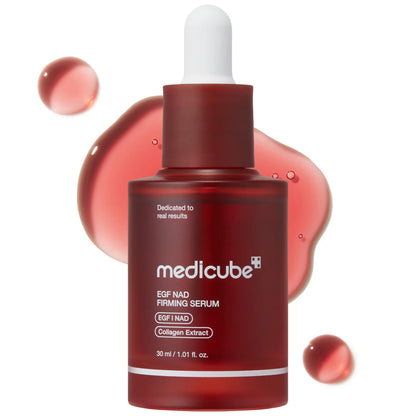 [NEW] [Medicube] NAD+ EGF Firming Serum | NAD+, EGF, Collagen Extract, Anti-Aging, Plumping, Radiance Boosting Serum | Cares for Look of Fine Lines, Skin Elasticity & Firmness for Youthful-Looking Skin (30Ml / 1.01 Fl. Oz.) | Korean Skincare, K-Beauty