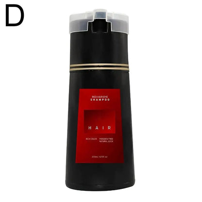 200ML Nova Hair Instant Dye Shampoo Hair Dye Coloring Shampoo for Gray Hair Long Lasting Nourish for Men Women