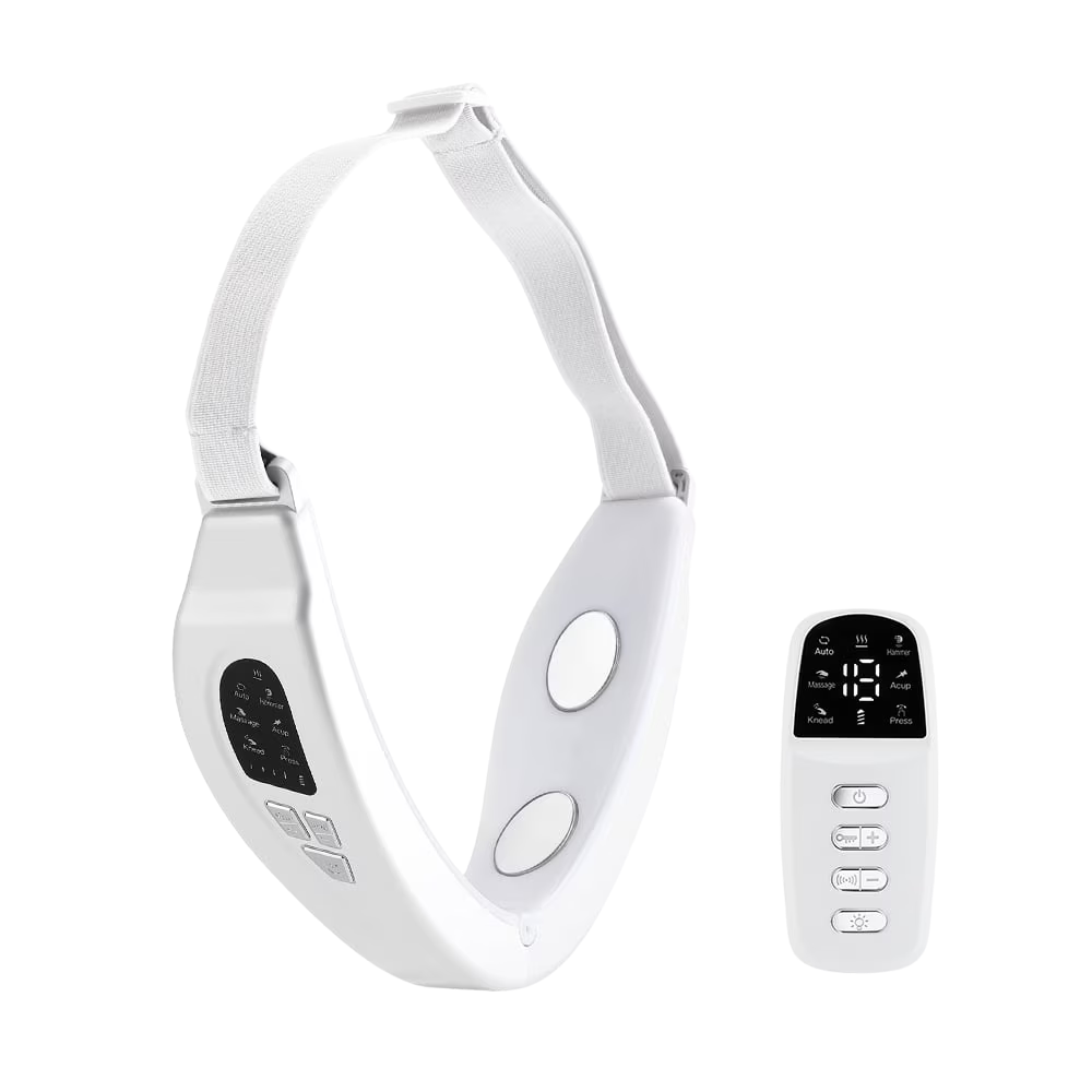 White 4 in 1 Massager for Face