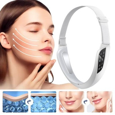 White 4 in 1 Massager for Face